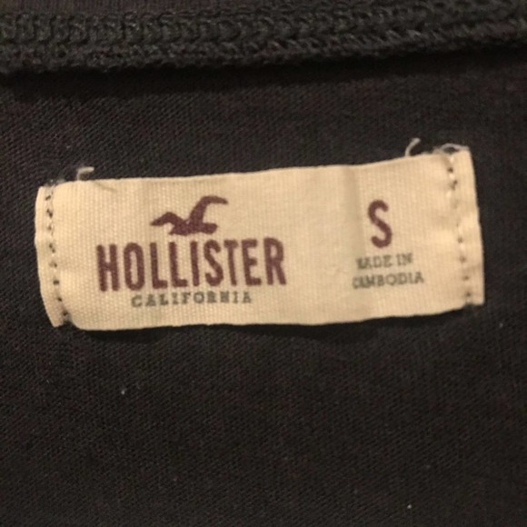 Hollister Short Sleeve Tops Tees Shirt Gray Small - Picture 6 of 8